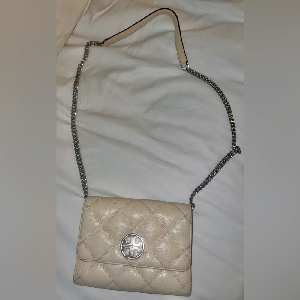 Tory Burch Cream Crossbody